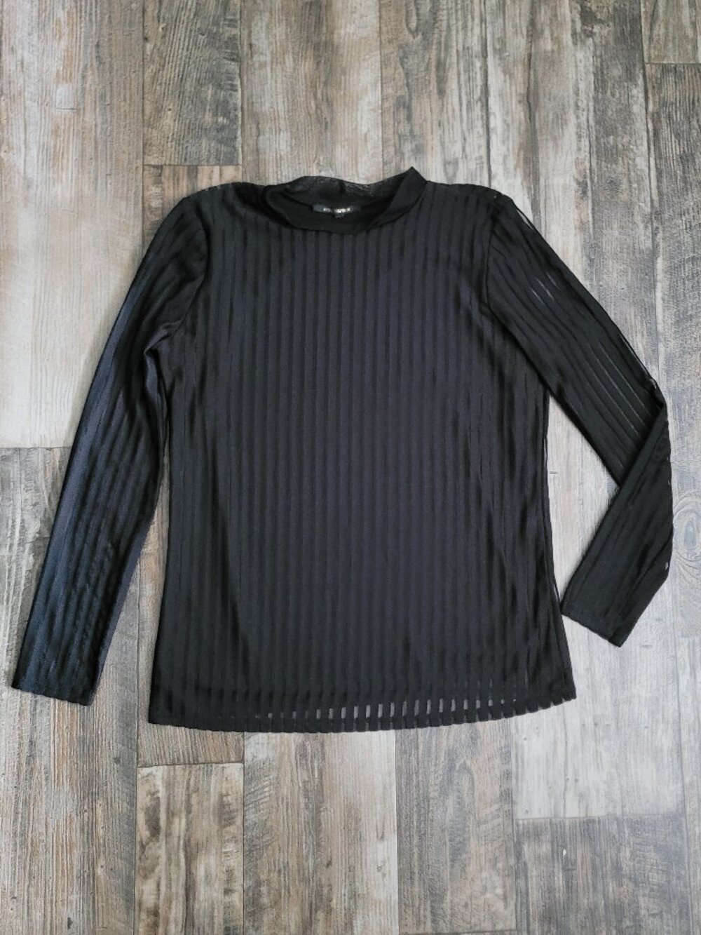 Kobi Halperin Striped See-through Long Sleeve Top
